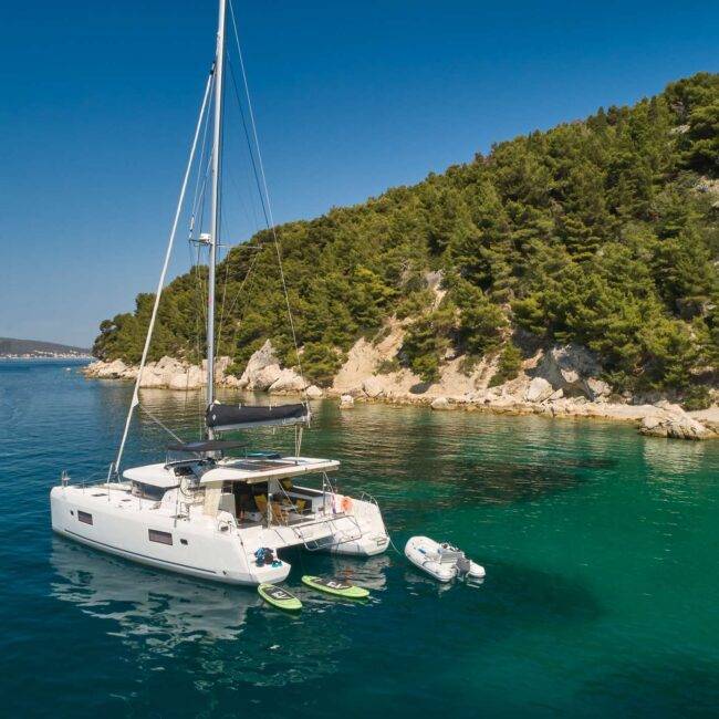 Catamaran Aura Luxury Charter in Croatia